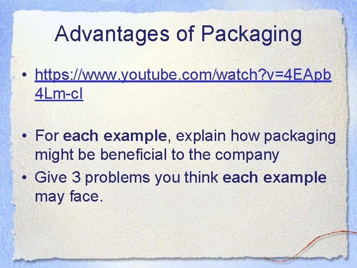 IGCSE Business Studies Unit 3 3 Packaging istudy