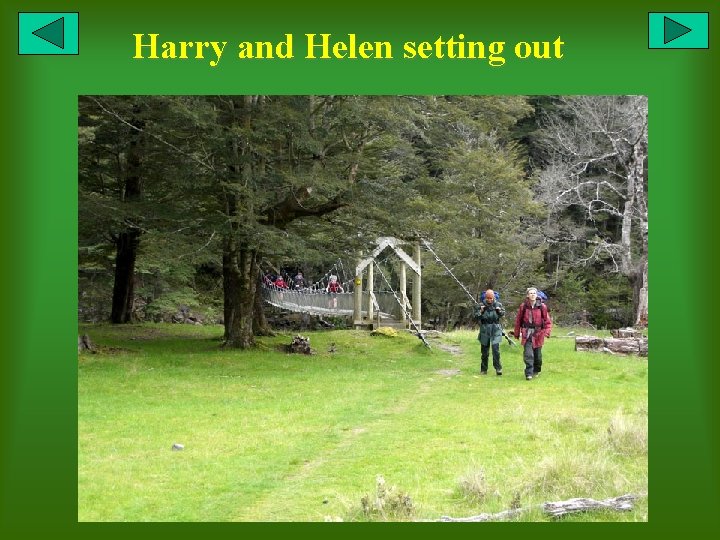 Harry and Helen setting out 