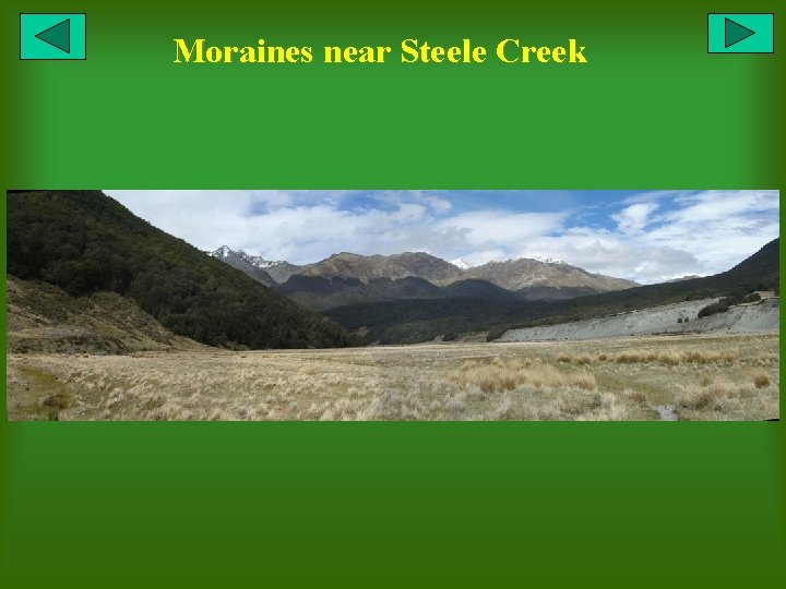 Moraines near Steele Creek 