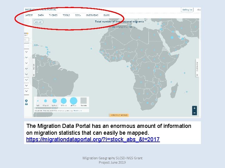 The Migration Data Portal has an enormous amount of information on migration statistics that
