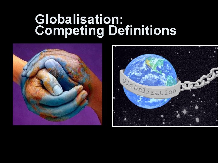 Globalisation: Competing Definitions 