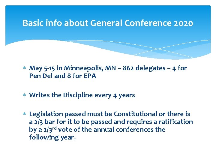 Basic info about General Conference 2020 May 5 -15 in Minneapolis, MN – 862