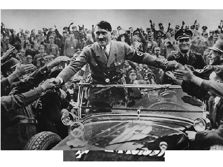 Hindenburg dies – Hitler “elected” president Hitler merges the position of Chancellor and President
