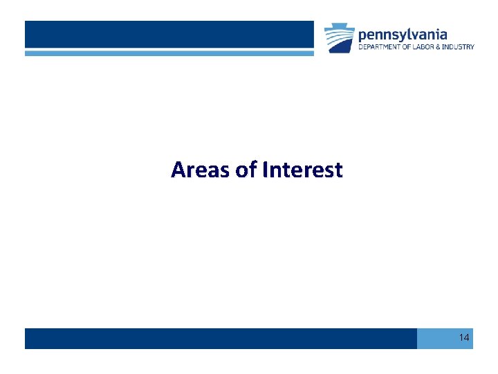 Areas of Interest 14 