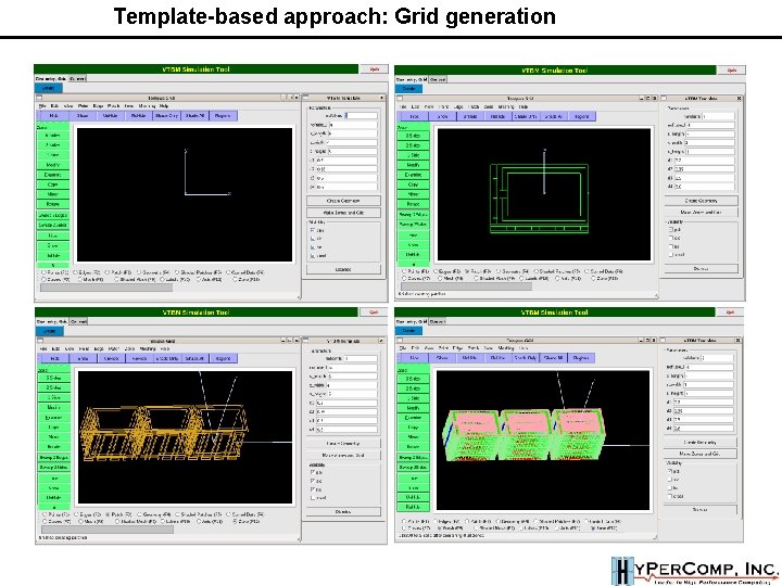 Template-based approach: Grid generation Template-based approach: Grid generation