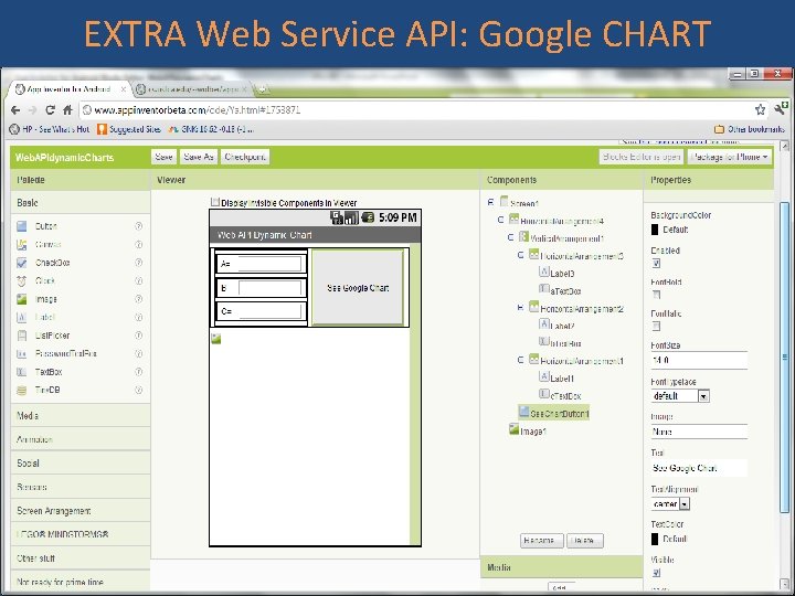EXTRA Web Service API: Google CHART VP Lecture Note by Dr. Hanh Pham 22