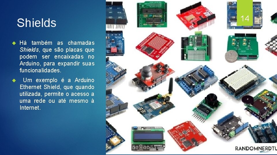 Shields Há também as chamadas Shields, que são placas que podem ser encaixadas no