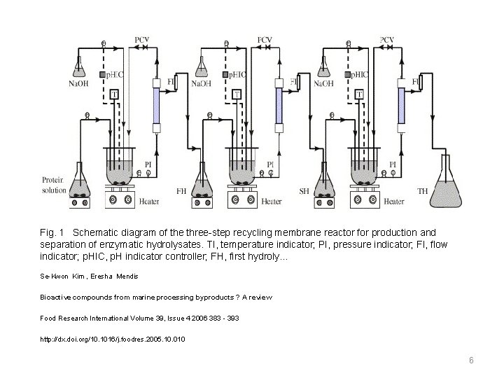 Fig. 1 Schematic diagram of the three-step recycling membrane reactor for production and separation