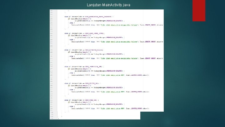 Lanjutan Main. Activity. java 