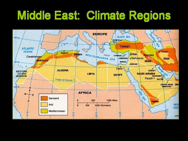 Middle East: Climate Regions 