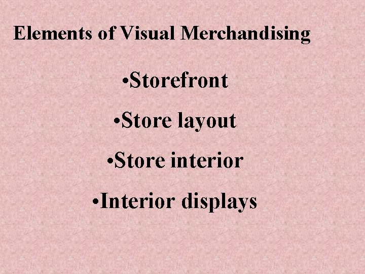 Business and Marketing Visual Merchandising and Display In