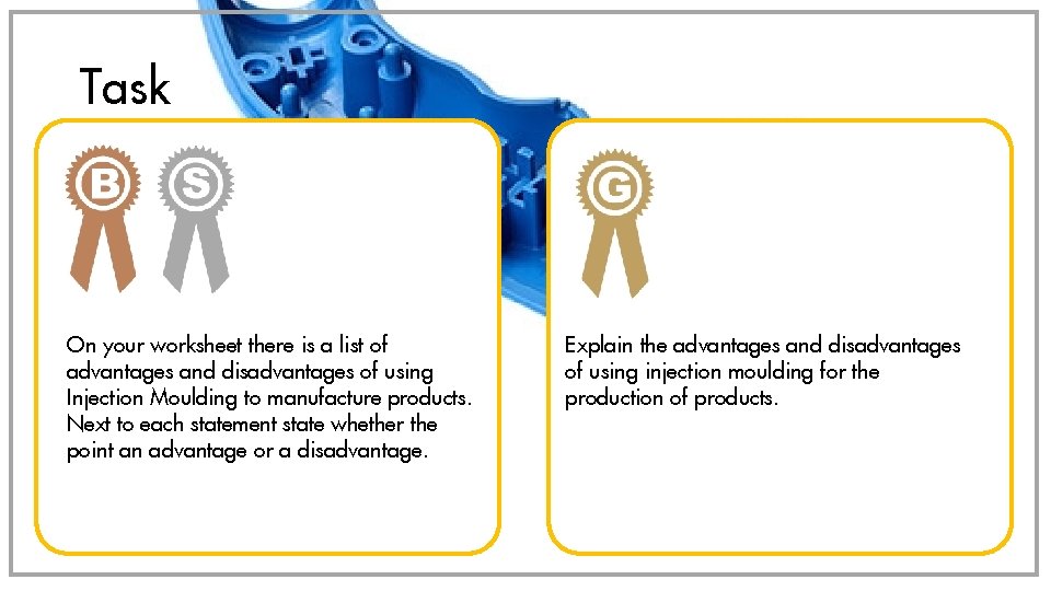 Task On your worksheet there is a list of advantages and disadvantages of using