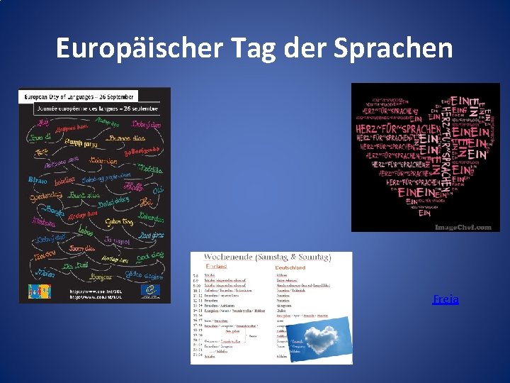 Europäischer Tag der Sprachen Freja 