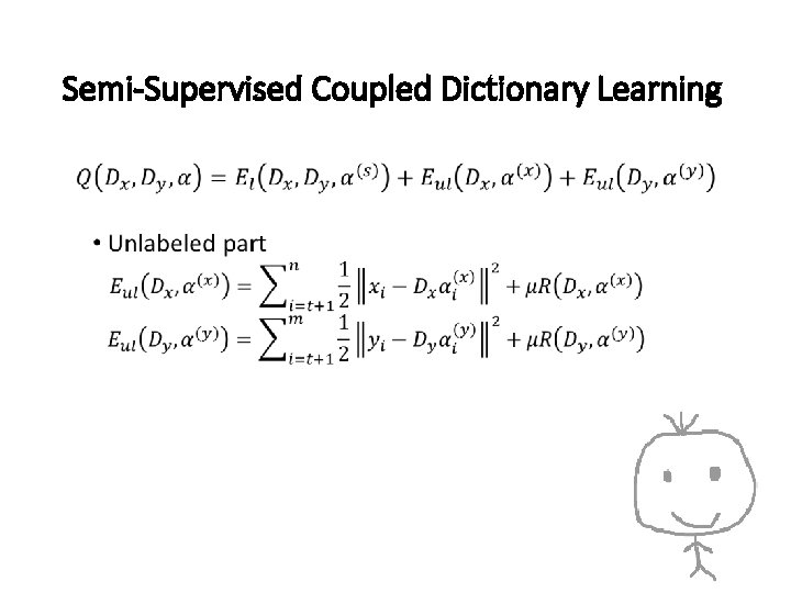 Semi-Supervised Coupled Dictionary Learning • 