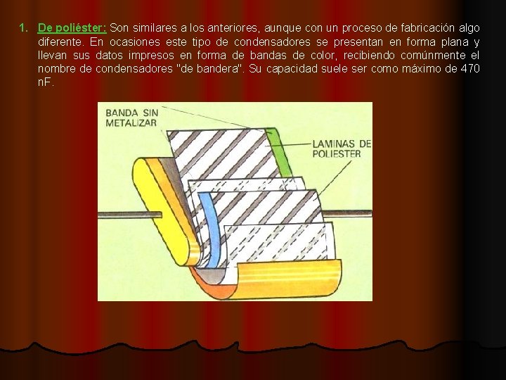 1. De poliéster: Son similares a los anteriores, aunque con un proceso de fabricación