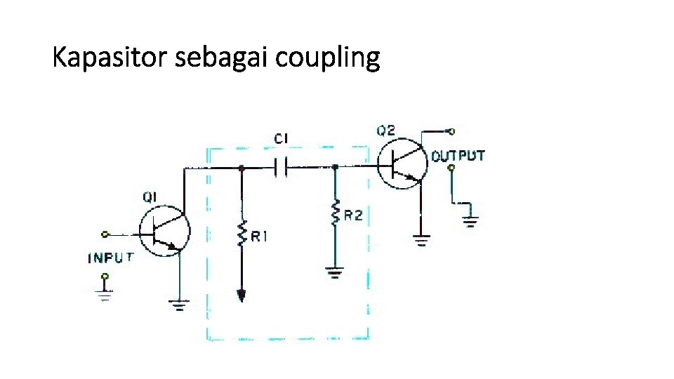 Kapasitor sebagai coupling 