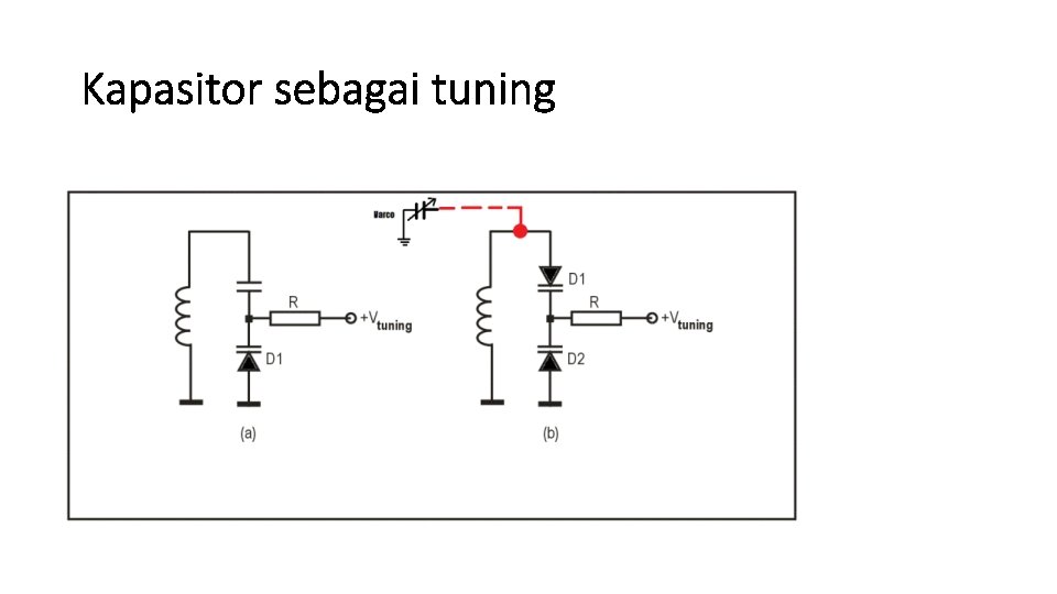 Kapasitor sebagai tuning 