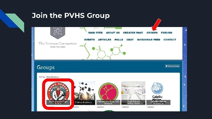 Join the PVHS Group 
