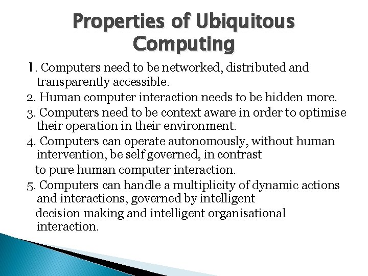 Introduction To Ubiquitous Computing Unit1 Contents Ubiquitous Computing