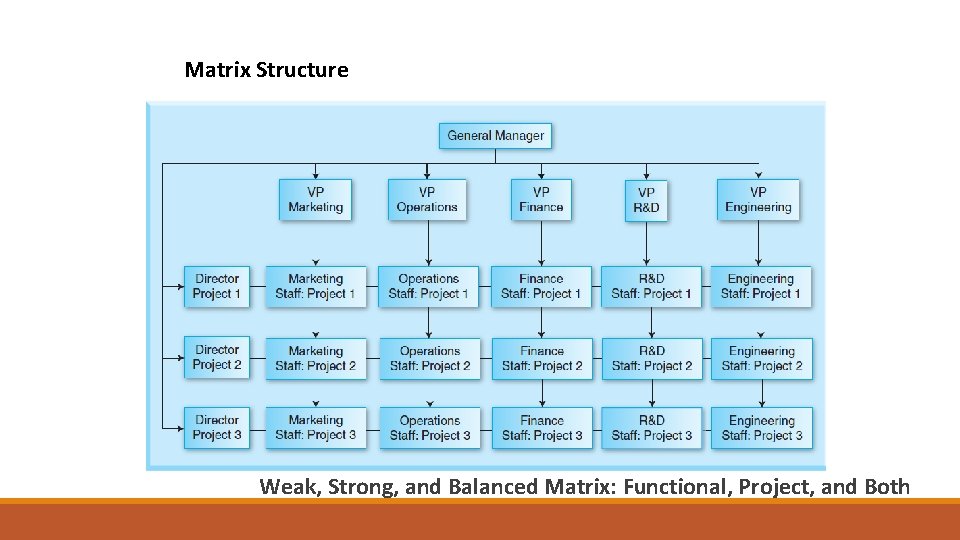 Matrix Structure Weak, Strong, and Balanced Matrix: Functional, Project, and Both Matrix Structure Weak, Strong, and Balanced Matrix: Functional, Project, and Both