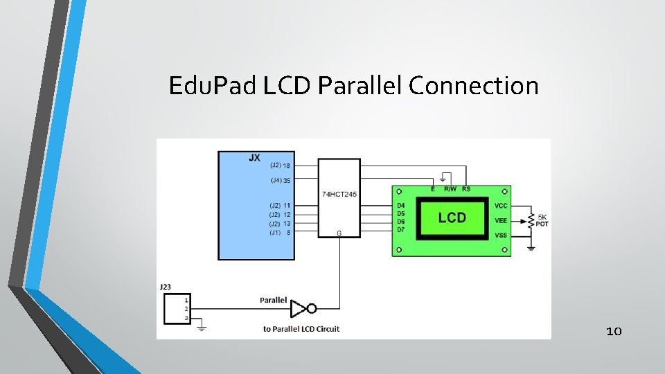 Edu. Pad LCD Parallel Connection 10 