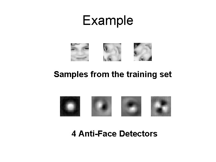 Example Samples from the training set 4 Anti-Face Detectors 