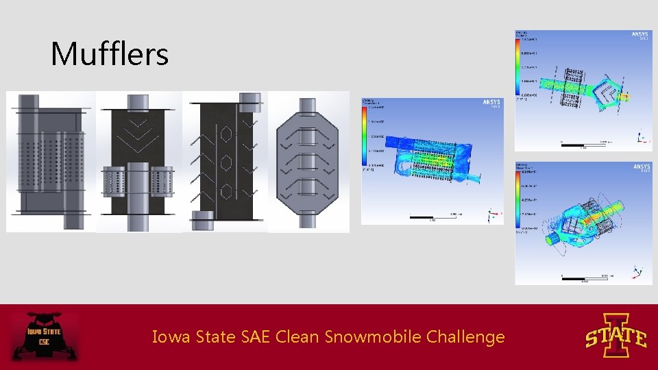 Mufflers Iowa State SAE Clean Snowmobile Challenge 