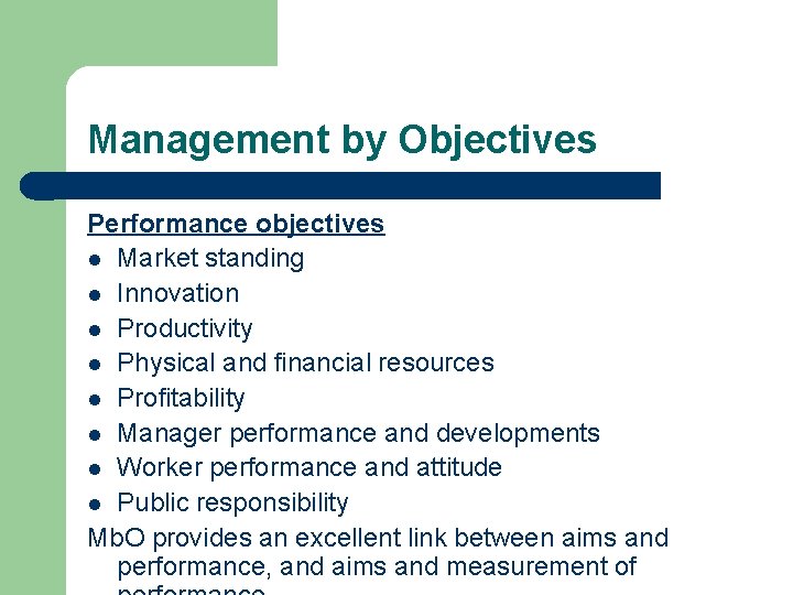 Mission objectives and values of organisations The business