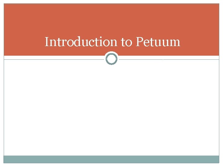 Introduction to Petuum 