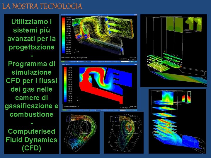 LA NOSTRA TECNOLOGIA Utilizziamo i sistemi più avanzati per la progettazione Programma di simulazione