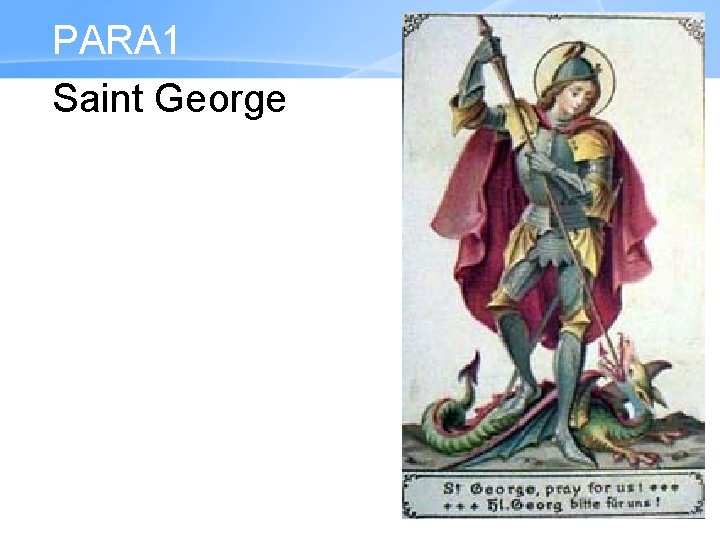 PARA 1 Saint George 