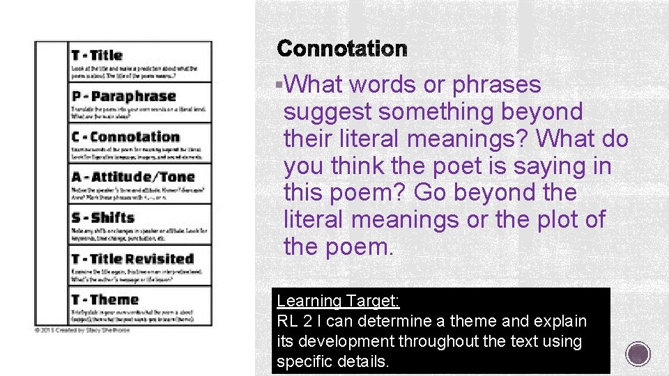 §What words or phrases suggest something beyond their literal meanings? What do you think