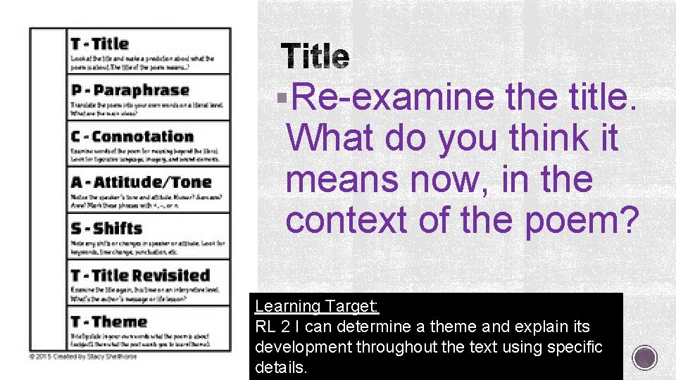 §Re-examine the title. What do you think it means now, in the context of