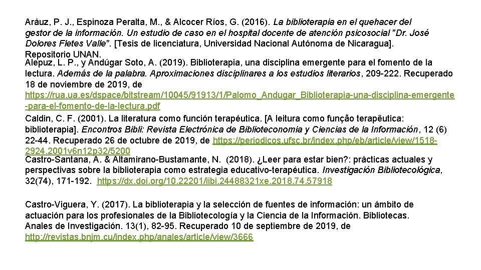 Aráuz, P. J. , Espinoza Peralta, M. , & Alcocer Ríos, G. (2016). La