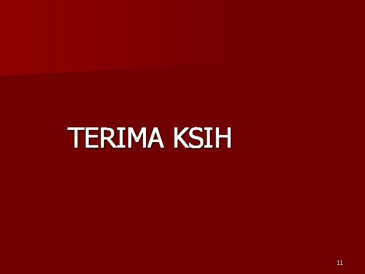 TERIMA KSIH 11 