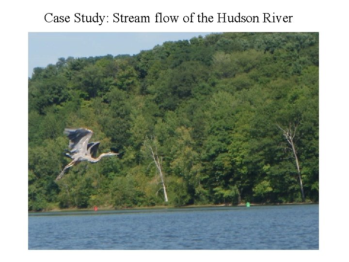 Case Study: Stream flow of the Hudson River 