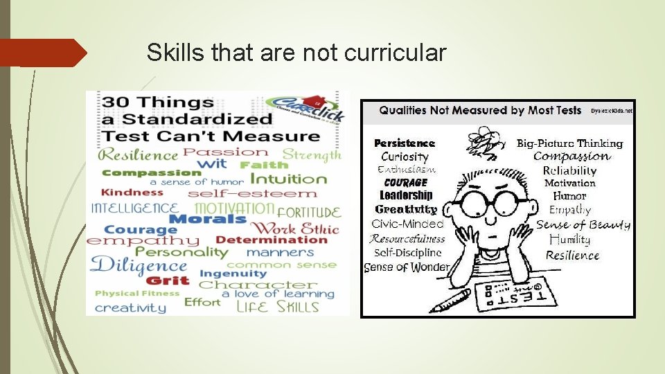 Skills that are not curricular 