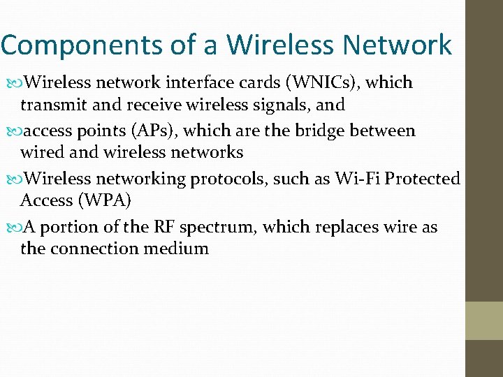 Wireless Hacking Technology wireless Describe equipment and technologies