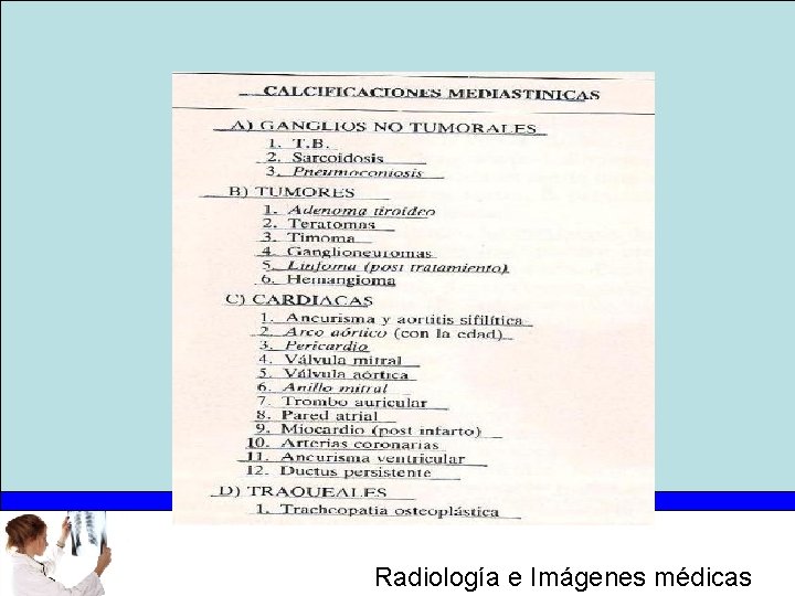 Radiología e Imágenes médicas 