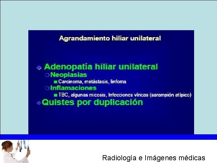 Radiología e Imágenes médicas 