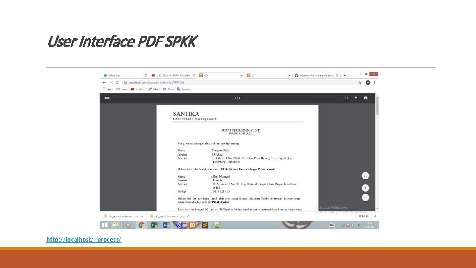User Interface PDF SPKK http: //localhost/_process/ User Interface PDF SPKK http: //localhost/_process/