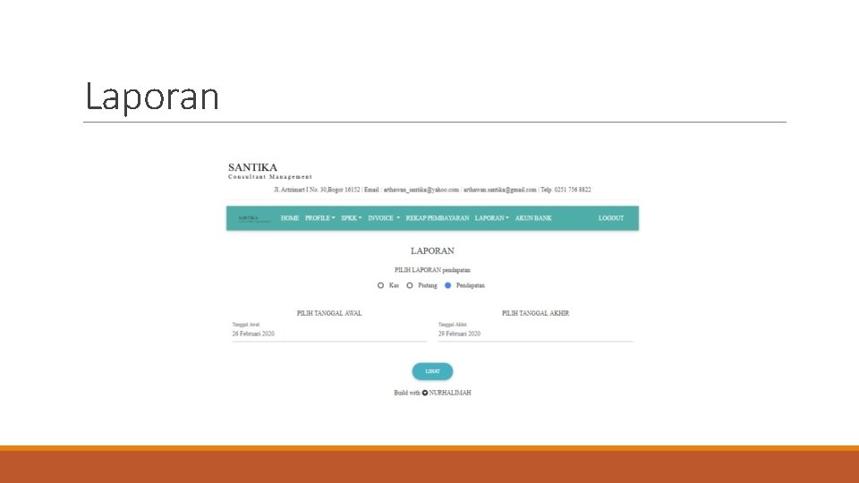 Laporan Laporan