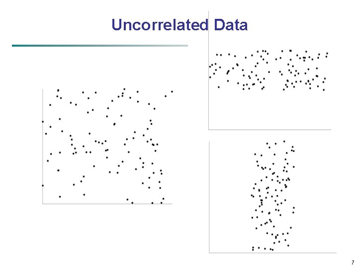 Uncorrelated Data 17 