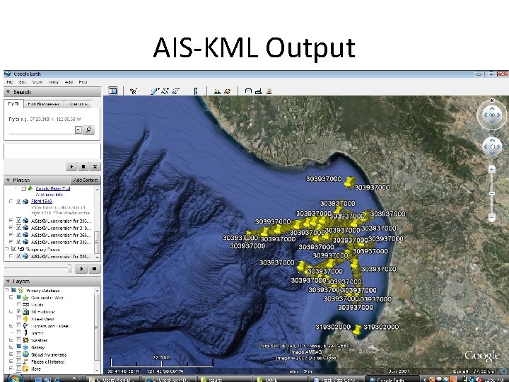 AIS-KML Output 