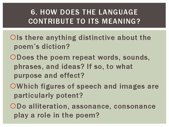 WHAT YOU NEED TO KNOW ABOUT POETRY WHAT