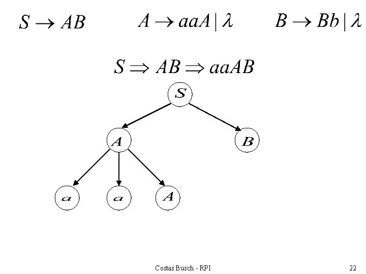 Costas Busch - RPI 22 