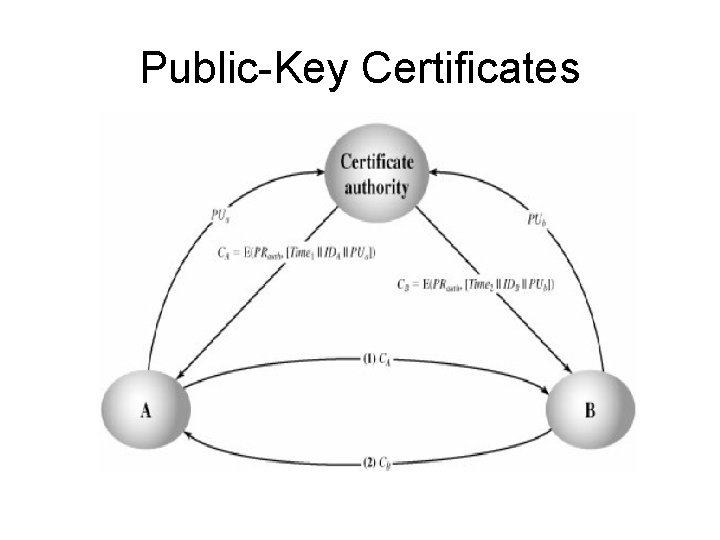 Public-Key Certificates 