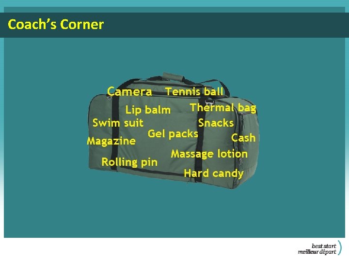 Coach’s Corner 