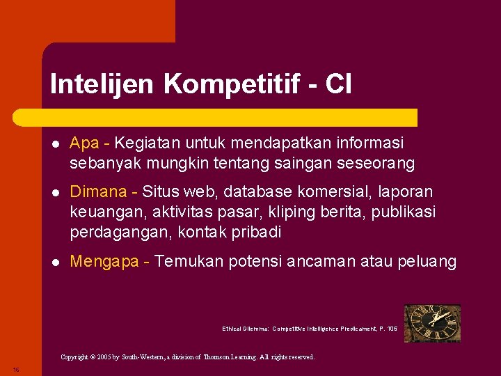 Intelijen Kompetitif - CI l Apa - Kegiatan untuk mendapatkan informasi sebanyak mungkin tentang