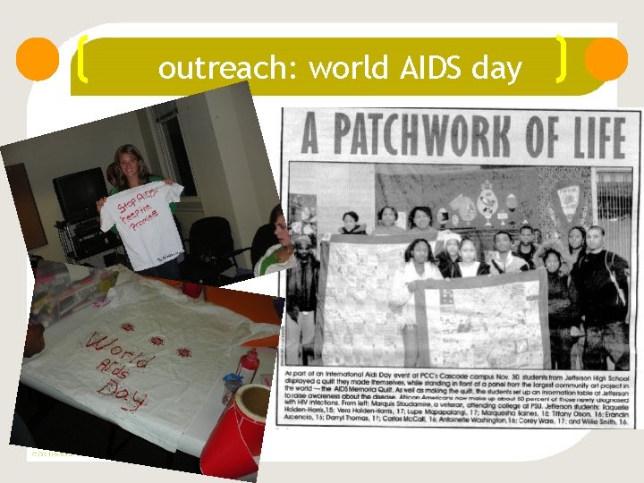 outreach: world AIDS day 